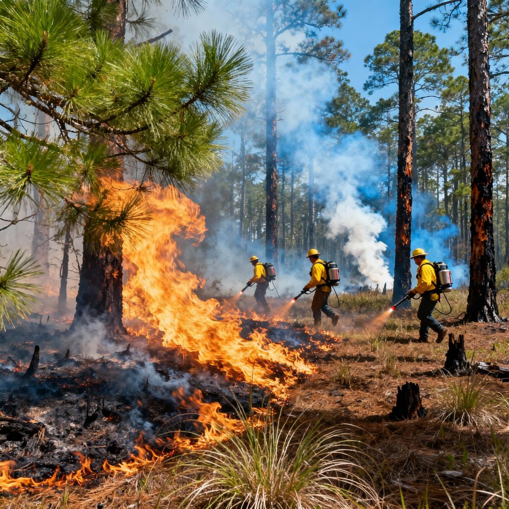 Pineywoods prescribed burn