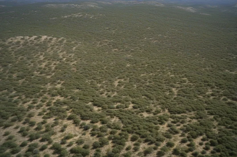 Dense Ashe juniper coverage across Texas Hill Country landscape