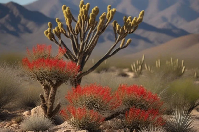 Trans-Pecos Chihuahuan Desert with ocotillo, lechuguilla, and agave