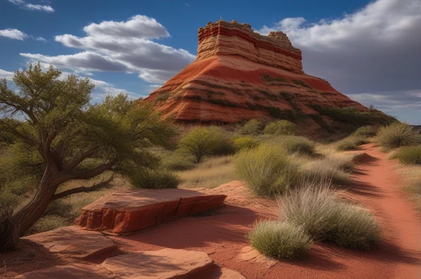 The Lighthouse formation at Palo Duro Canyon State Park
