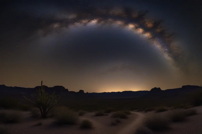Milky Way over Big Bend National Park dark sky preserve