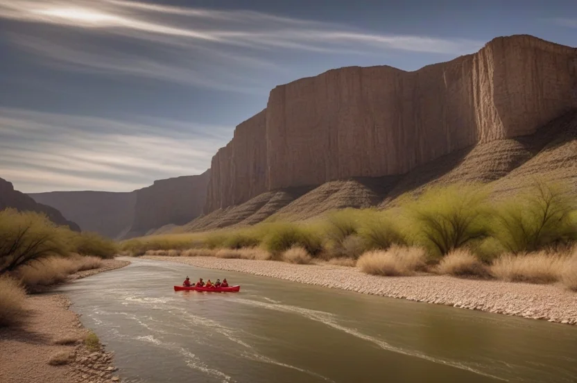 Santa Elena Canyon on the Rio Grande in Big Bend National Park